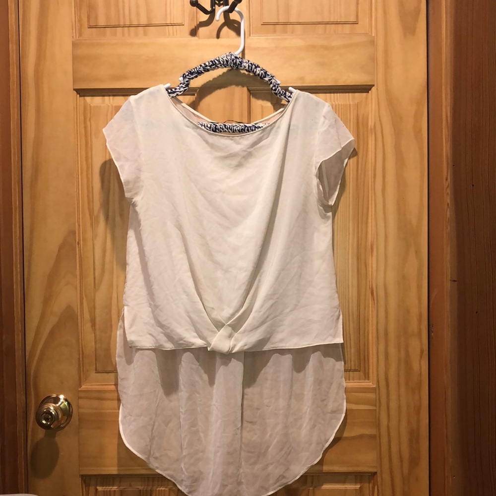 Zara made in Spain sheer top